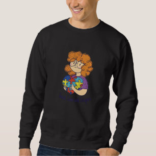 Teach Love Inspire Autism Awareness Teacher Heart  Sweatshirt