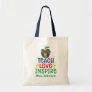 Teach Love Inspire Autism Teacher Personalized Tote Bag