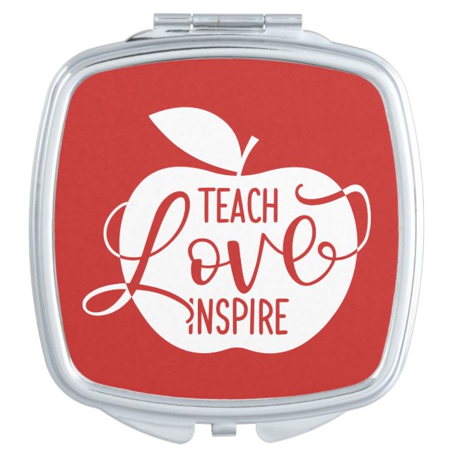 Teach Love Inspire Compact Mirror (Front)