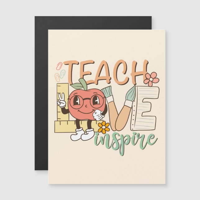 Teach Love Inspire – Cute School Supplies (Front/Back)