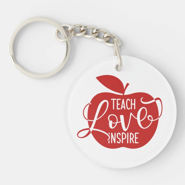 Teach Love Inspire Keychain (Front)
