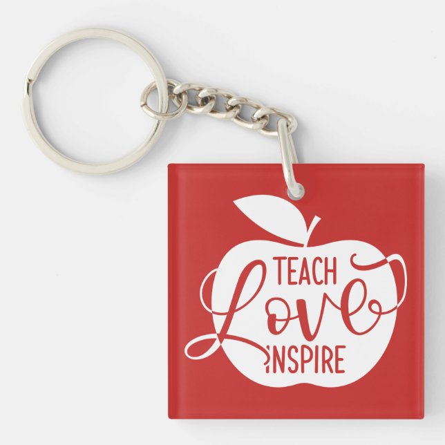 Teach Love Inspire Keychain (Front)