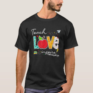 Teach Love Inspire Principal Life  Back To School T-Shirt