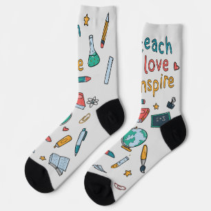Teach Love Inspire Socks