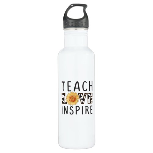 Teach Love Inspire Stainless Steel Water Bottle