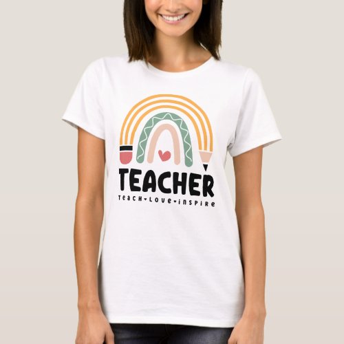 Teach love inspire  T_Shirt