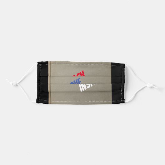 Teach Love Inspire Teacher Mask (Front, Folded)