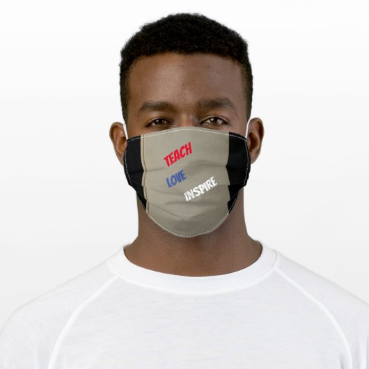 Teach Love Inspire Teacher Mask (Worn)