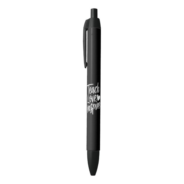 Teach Love Inspire Teacher's Day Gift Teacher Life Pen (Top (Vertical))