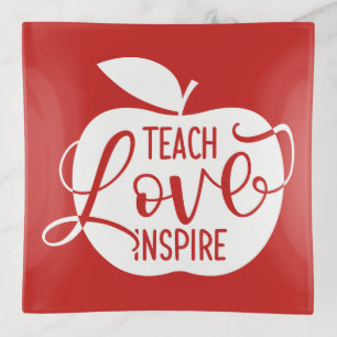 Teach Love Inspire Trinket Tray