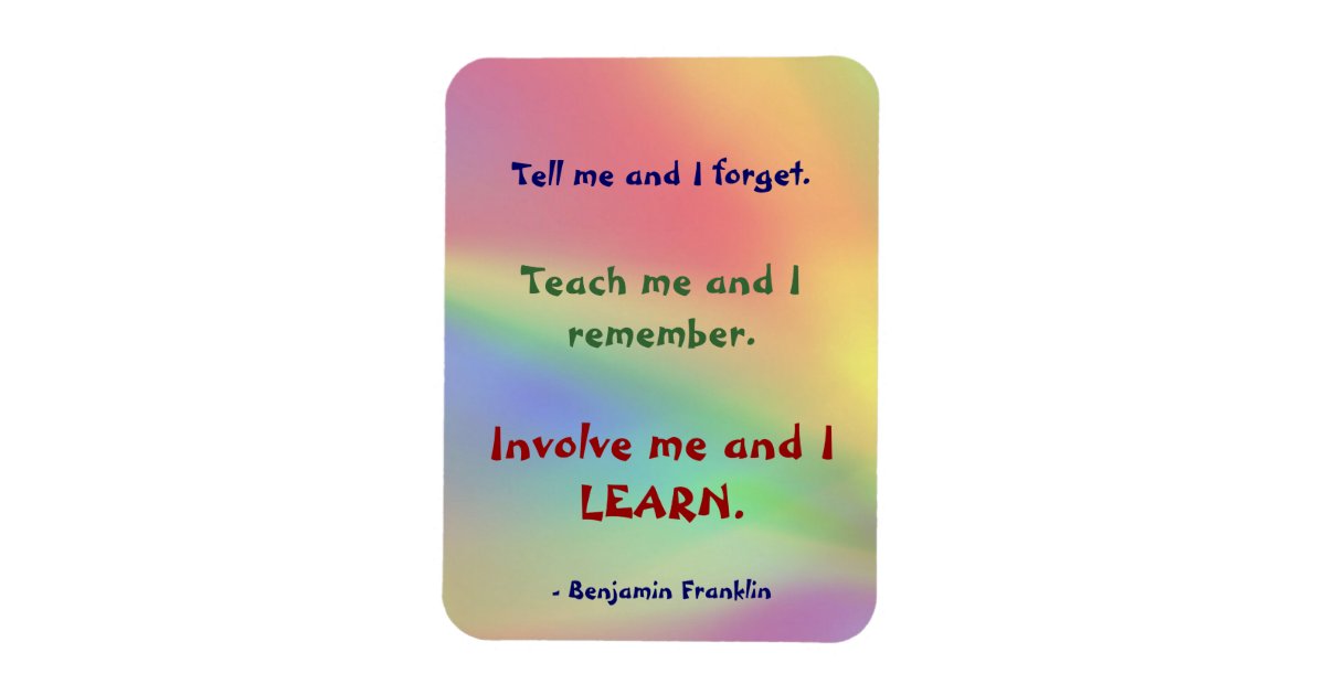 Teach Me Franklin Quote Premium Flexi Zazzle