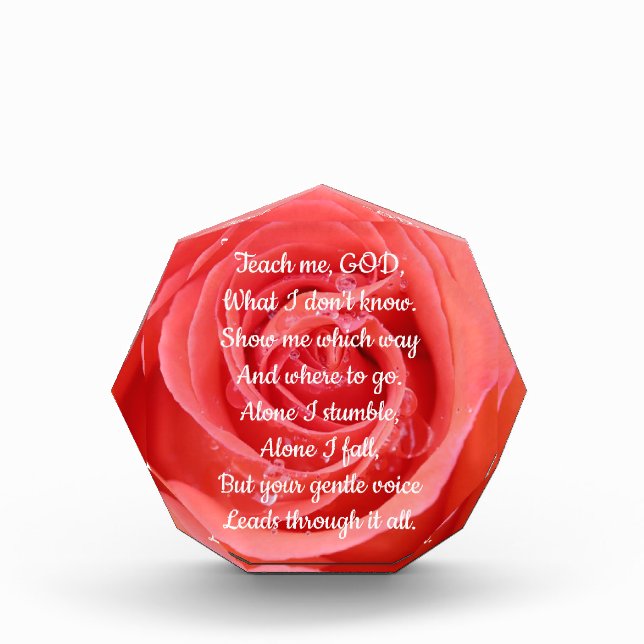 Teach me God Photo Block (Front)