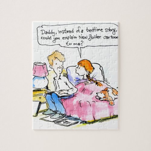 Teach Me To Read Satire Daddy Funny Jigsaw Puzzle