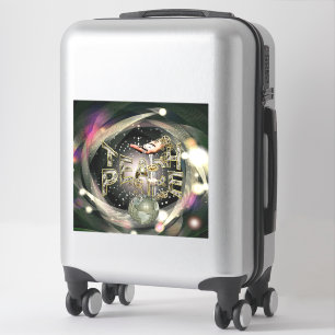 Teach Peace Big Sticker