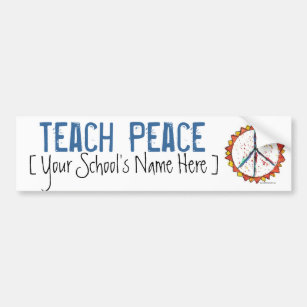 Teach Peace - Bumper Sticker