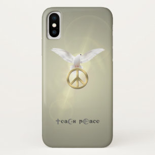 Teach Peace iPhone X Case