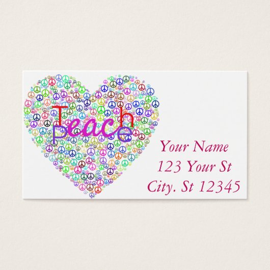 Teach Peace Heart Thunder_Cove (Front)