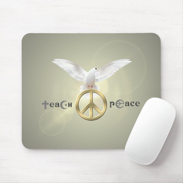 Teach Peace | Mouse Pad (With Mouse)
