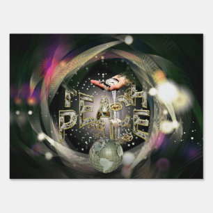 Teach Peace on Earth Sign