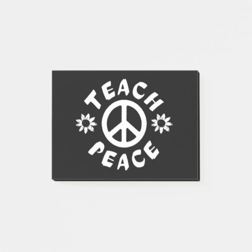Teach Peace Post_it Notes
