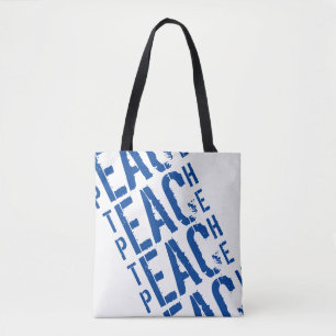 Teach Peace Tote Bag