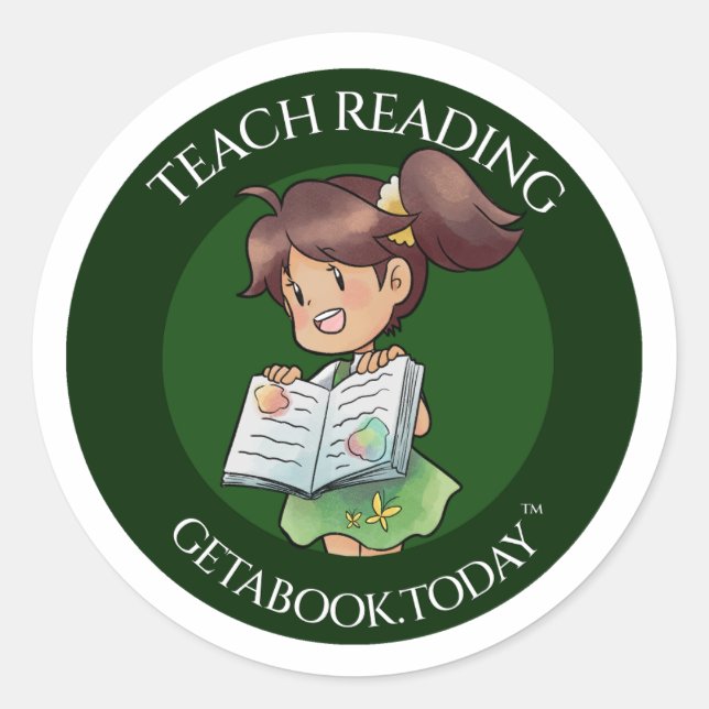 Teach Reading Sticker (Front)