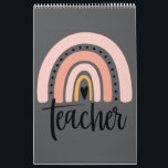 Teach Teacher Love Inspire Gift Rainbow  Calendar<br><div class="desc">Teach Teacher Love Inspire Gift Rainbow</div>