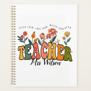 Teach Them Love Them Watch . Personalized Teacher Planner