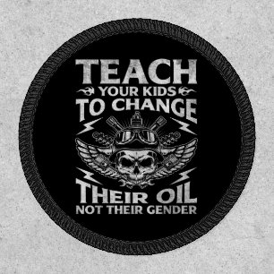 Teach Your Kids To Change Their Oil Conservative Patch