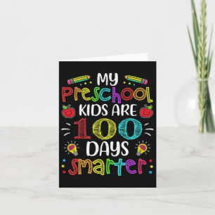 Teacher 100 Days Smarter 100th Day Of School Gift  Card