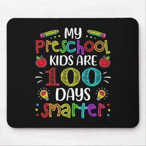 Teacher 100 Days Smarter 100th Day Of School Gift  Mouse Pad