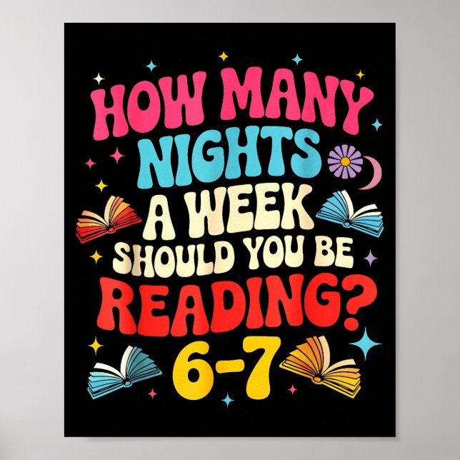 Teacher 67 How Many Nights A Week Should You Be Re Poster (Front)