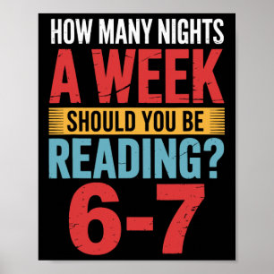 Teacher 67 How Many Nights A Week Should You Be Re Poster