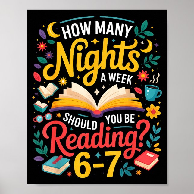 Teacher 67 How Many Nights A Week Should You Be Re Poster (Front)