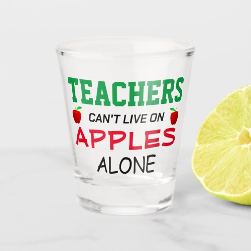 Teacher 8 shot glass
