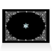 Teacher, a Black and white Christmas card (Inside Horizontal (Top))