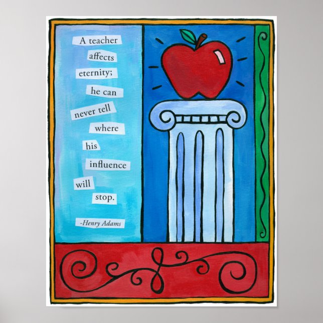 Teacher Affects Eternity Poster (Front)
