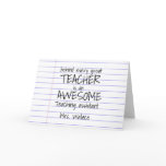 teacher aid tote Teaching assistant TA Card teacher aid tote Teaching assistant TA Card