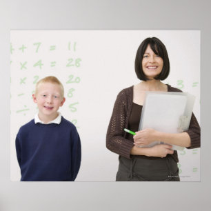 teacher and pupil poster