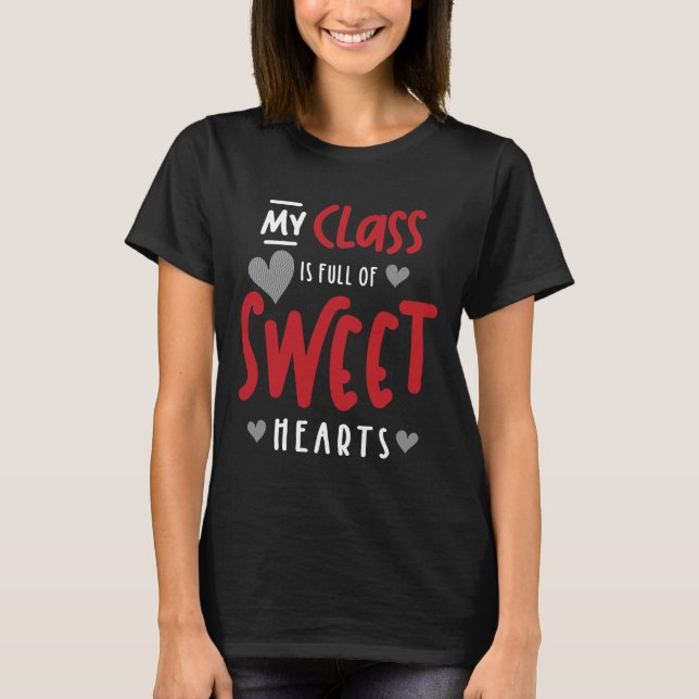 Teacher and Students Valentines Day Tee Class (Front)