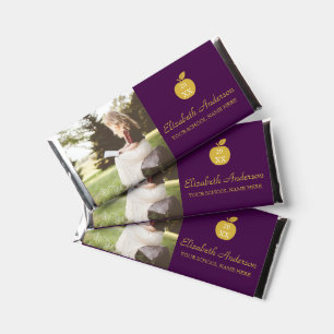 Teacher Apple Graduation Hershey Bar Favors
