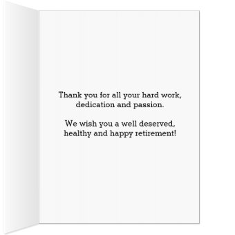 Teacher Apple Happy Retirement Card | Zazzle