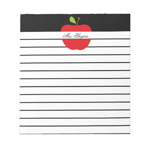 Teacher apple notepad