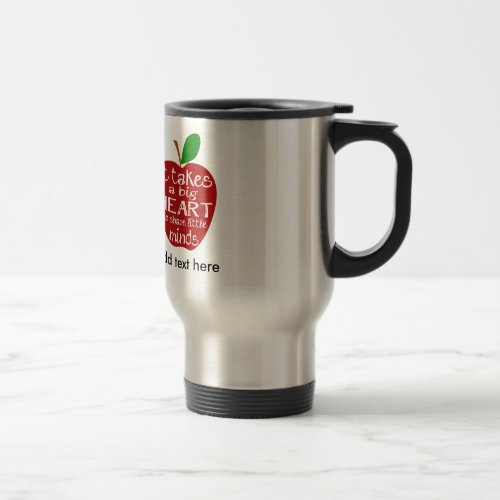 Teacher Apple Thank You retirement Commuter Travel Mug