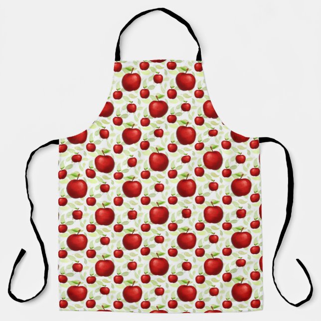 Teacher Apple Tree Patterns Preschool Art Teacher  Apron (Front)