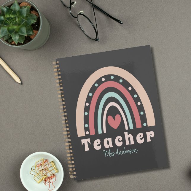 Teacher Appreciation Back to School Boho Rainbow Planner (Creator Uploaded)