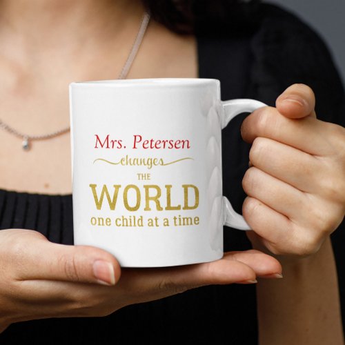 Teacher appreciation back to school coffee mug