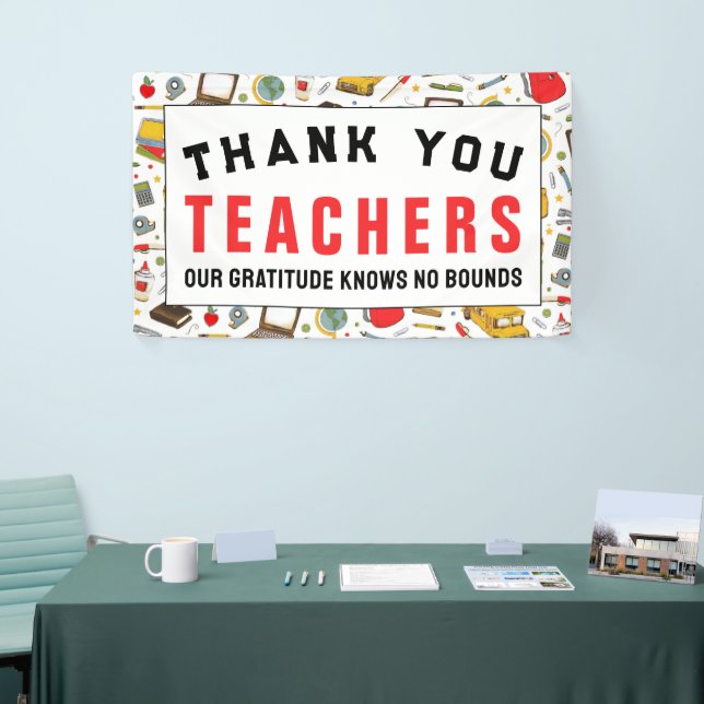 Teacher Appreciation Banner (Tradeshow)