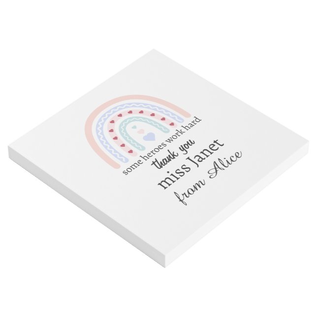 Teacher Appreciation - Best Teacher Ever Present Gallery Wrap (3/4)