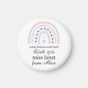 Teacher Appreciation - Best Teacher Ever Present Magnet